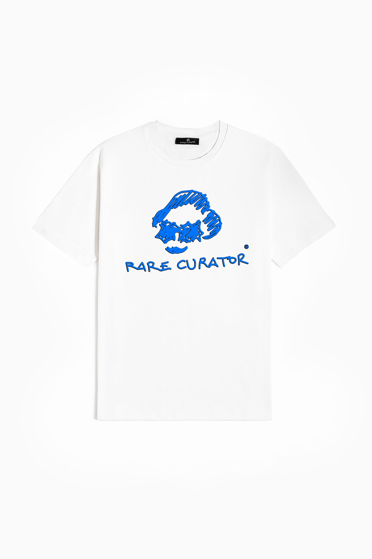 THE RARE CURATOR FULL LOGO - BLUE
